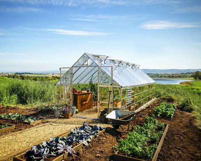 Växthus Balance 21,5 m² Silver Canopia by Palram